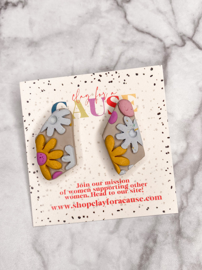 Clay For A Cause Statement Stud
