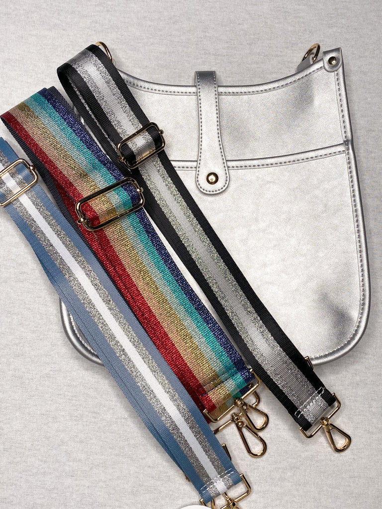 Eye Candy Crossbody Bag (Strap Not Included) - Silver