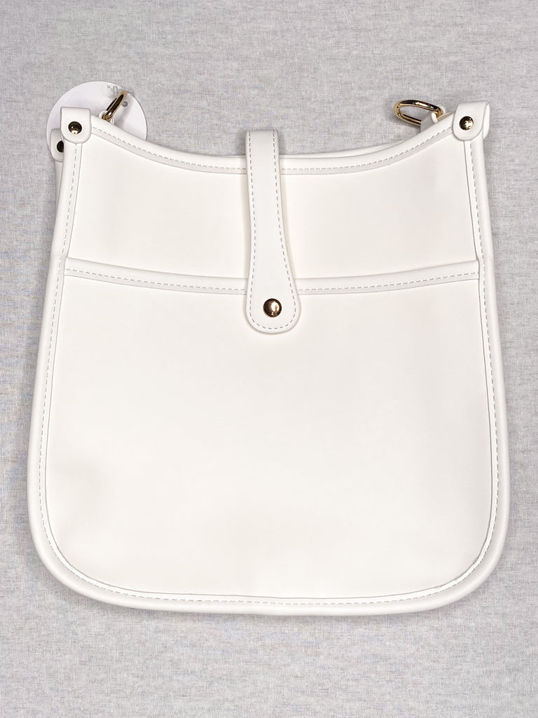 Eye Candy Crossbody Bag (Strap Not Included) - White