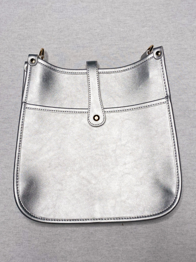 Eye Candy Crossbody Bag (Strap Not Included) - Silver