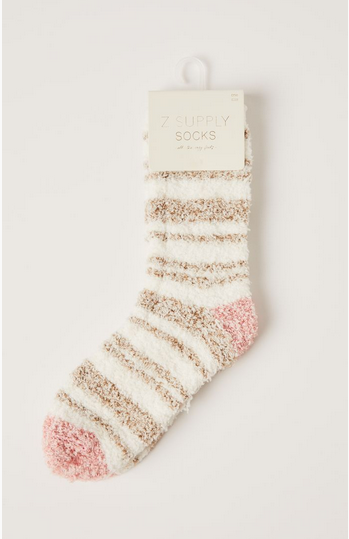 Z Supply Striped Plush Socks