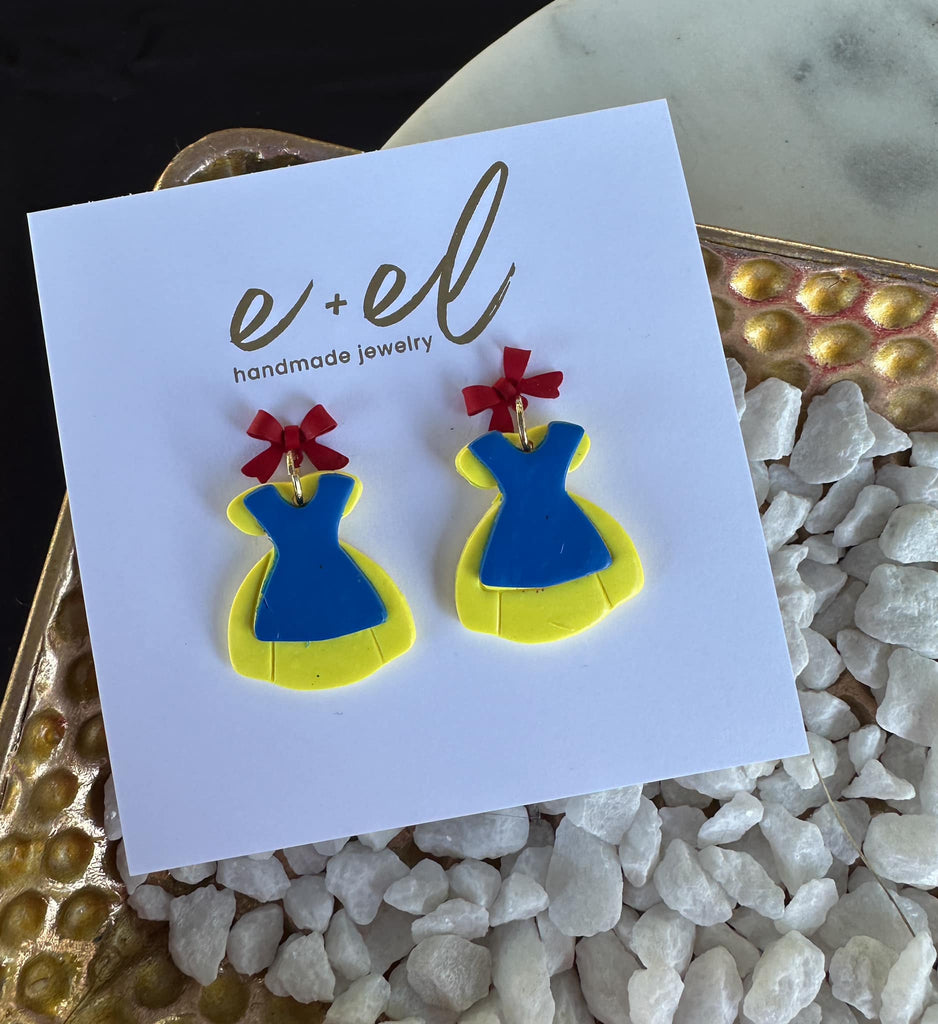 Princess Earrings: Snow White